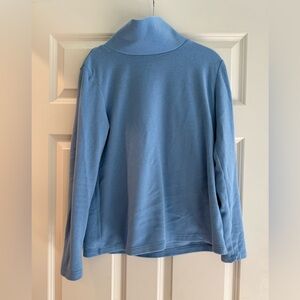 Dudley Stephens Blue Turtleneck Sweater
